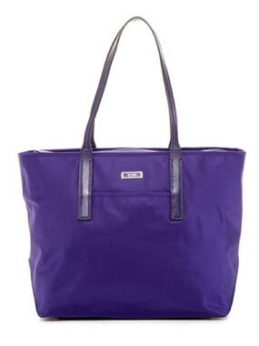 Tumi Nylon Purple Tote Bag